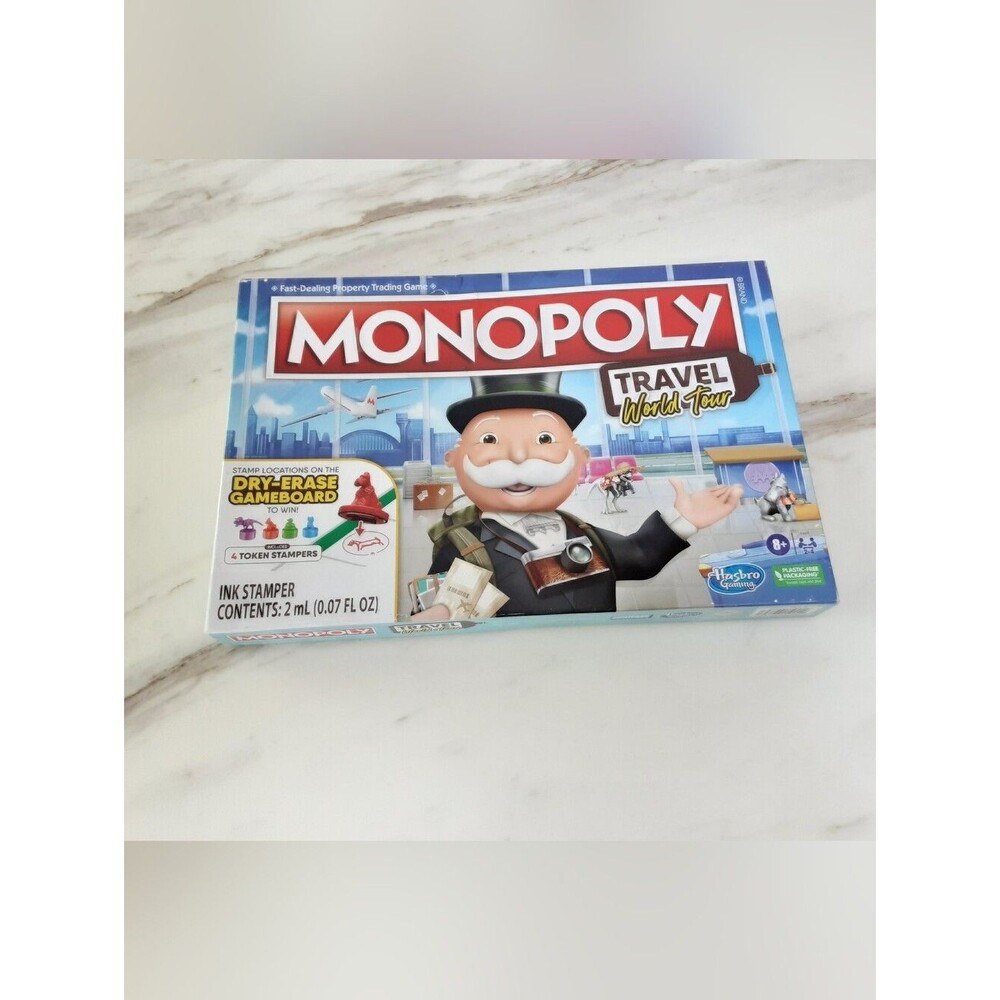 Hasbro MONOPOLY Travel World Tour Board Game